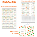 Combo Stickers y Etiquetas + Identificador de Mochila