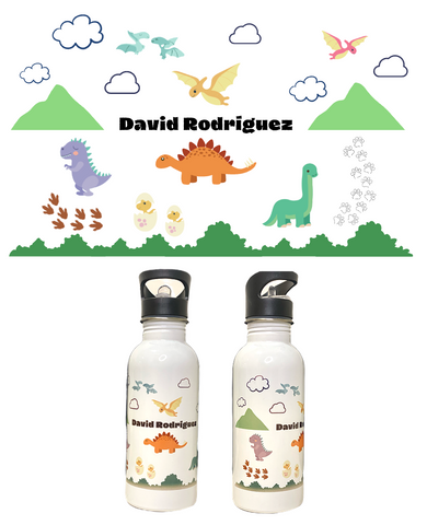 Botella de agua para niños, personalizadas – Iguanitos Chile